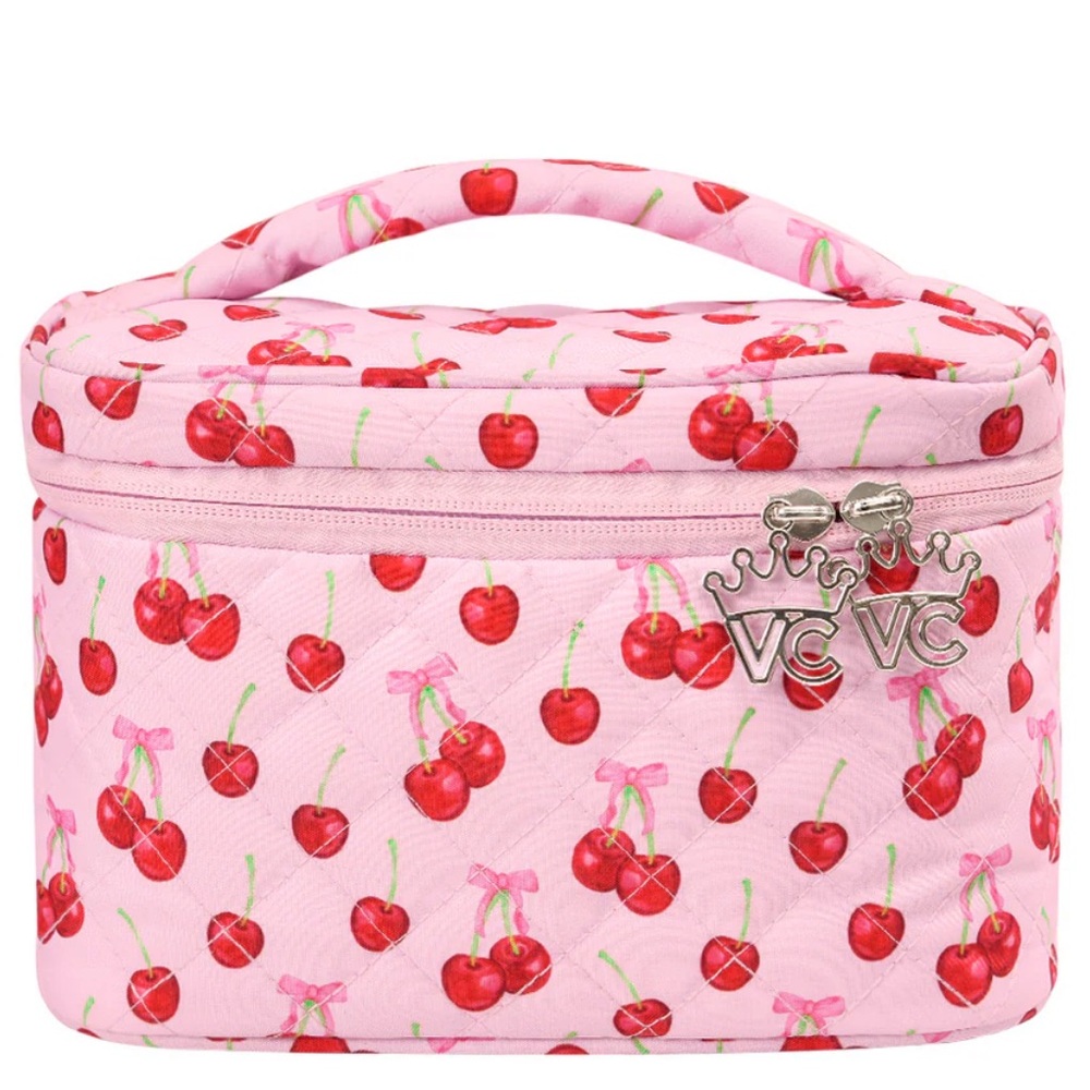 Velvet Caviar - sweet cherry vanity bag